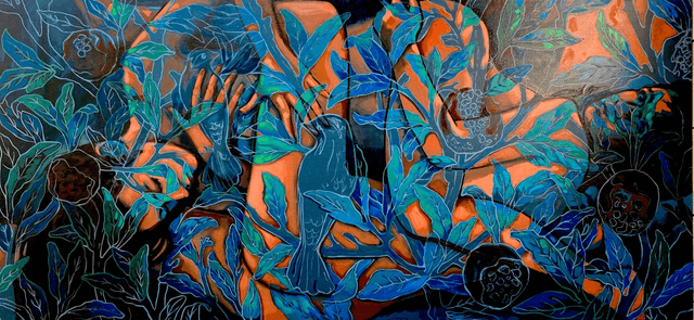 Tetiana Cherevan "Two birds in the Garden of Eden"