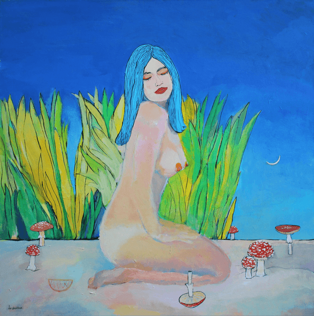 Artem Andriychuk &quot;Girl with mushrooms&quot;